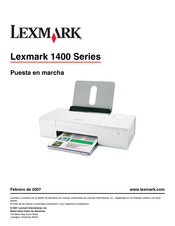 Lexmark 1400 Serie Puesta En Marcha