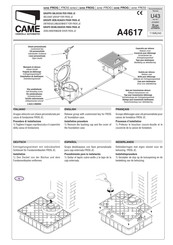 CAME FROG Serie Manual De Instrucciones