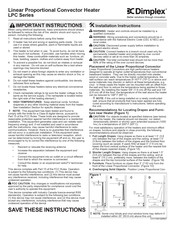 Dimplex LPC Serie Manual De Instrucciones
