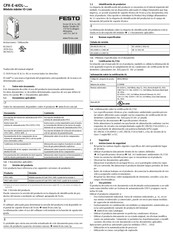 Festo CPX-E-4IOL Manual De Instrucciones