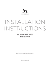 Monogram ZV850 Instrucciones De Instalación