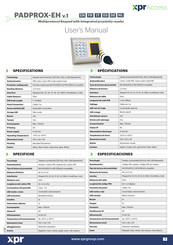 XPR Access PADPROX-EH Manual Del Usuario