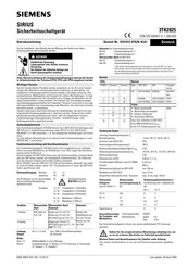 Siemens 3ZX1012-0TK28-4CA1 Manual De Instrucciones