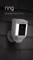 ring Spotlight Cam Battery Manual De Instrucciones