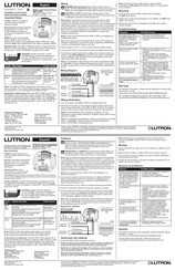 Lutron QSE-CI-WCI Manual De Instrucciones