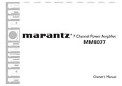 Marantz MM8077 El Manual Del Propietario