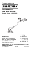 Craftsman C935.51850 Manual De Instrucciones