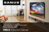 Sanus VML5 Manual De Instrucciones