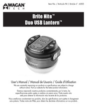 Wagan Tech Brite Nite Duo USB Lantern Manual De Usuario