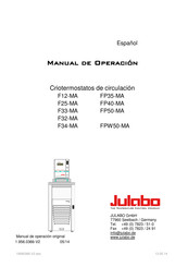 Julabo F33-MA Manual De Operación