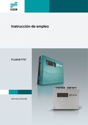 Flexim FLUXUS F72 Serie Instrucción De Empleo