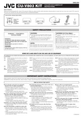 JVC CU-V803 Manual De Instrucciones