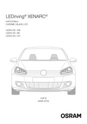 Osram LEDriving XENARC LEDHL102 - GTI Manual De Instrucciones