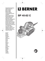 Berner BP 40-82 C Manual Original