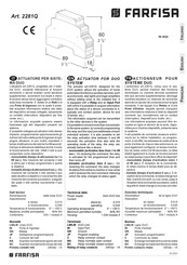 Farfisa 2281Q Manual Del Usuario