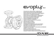 DAB EVOPLUS B 120/220.32 SAN M Instrucciones Para La Instalación Y El Mantenimiento