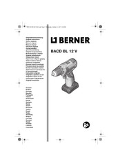 Berner BACD BL 12 V Manual Original