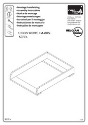 Childhome Belgium Child Wood UNION WHITE Instrucciones De Montarlo