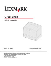 Lexmark C762 Guia De Instalacion