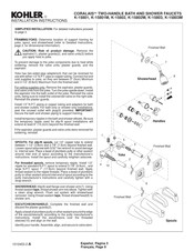 Kohler CORALAIS K-15801 Instrucciones De Instalación