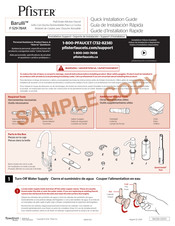 Pfister Barulli F-529-7BAR Guía De Instalación Rápida