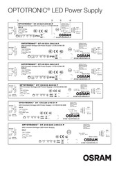 Osram OPTOTRONIC OT 20/220-240/24 P Manual De Instrucciones