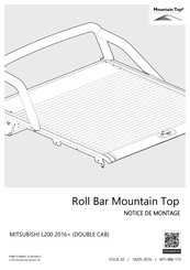 Mountain Top MTC500-ROLL Instrucciones De Montaje