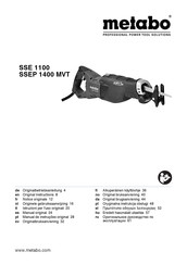 Metabo SSEP 1400 MVT Manual Original