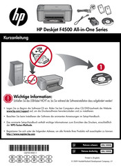 HP Deskjet F4500 All-in-One Serie Manual De Instrucciones