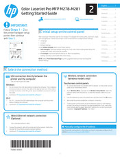 HP LaserJet Pro MFP M281 Serie Manual De Instrucciones