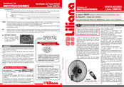 Liliana ORBITAL VCD20 Manual De Instrucciones