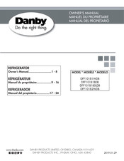 Danby DFF101B1WDB Manual Del Propietário