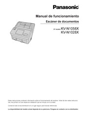 Panasonic KV-N1028X Manual De Funcionamiento