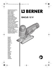 Berner BACJS 12 V Manual Original