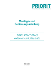 Priorit EBEL:VENT EN-U Manual De Instrucciones