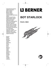 Berner BOT STARLOCK PLUS Manual Original