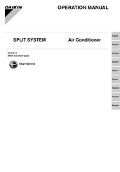 Daikin FAQ71BUV1B Manual De Operación
