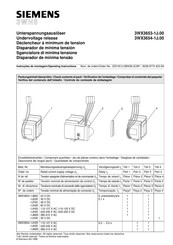 Siemens 3WX3654-1JH00 Guia Del Usuario