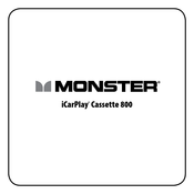 Monster iCarPlay Cassette 800 Manual Del Usuario