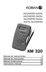 Koban KM 320 Manual De Instrucciones