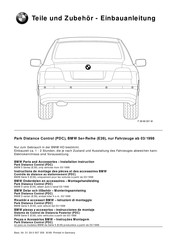 BMW 419643 Instrucciones De Montaje