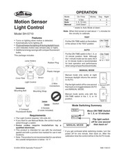 Secure Home SH-5710 Manual Del Usuario