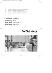 De Dietrich DTI709 Manual De Instalación