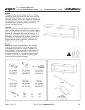 Crate&Barrel Aspect Guia De Inicio Rapido