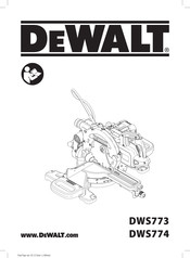 DeWalt DWS773 Manual Del Usuario