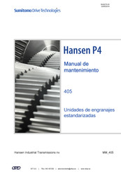 Sumitomo Drive Technologies Hansen P4 Manual De Mantenimiento