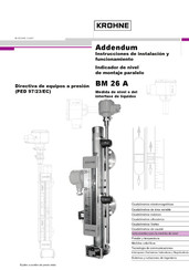 KROHNE BM 26 A Instrucciones De Instalación Y Funcionamiento