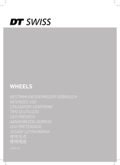 DT SWISS CLASSIC BR 2250 Manual Del Usuario