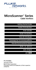 Fluke Networks MicroScanner 1932765 Guía De Funcionamiento Básico