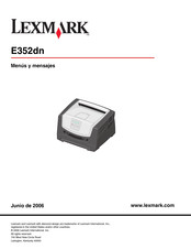 Lexmark E352dn Manual De Uso